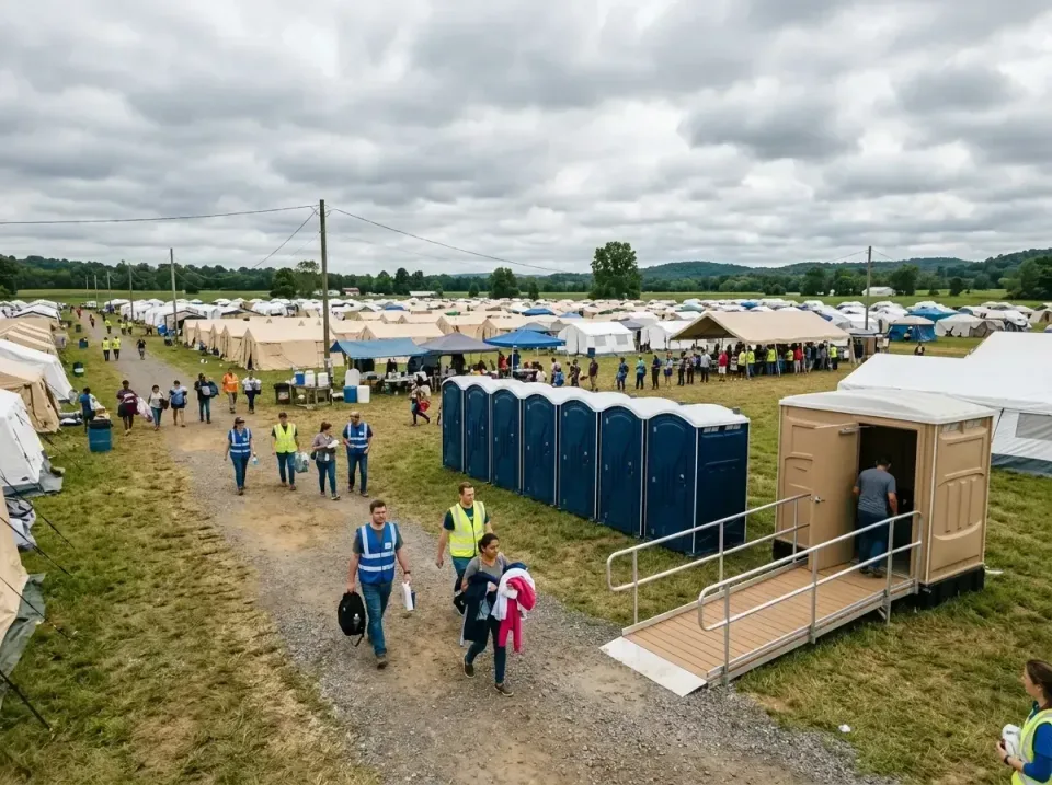 disaster-relief-camp-restrooms-010 — frequently asked questions, Dumpster & Portable Bathrooms Rental in Conrad, MT